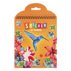 Налепница по множество броеви | Flowers and a little bird