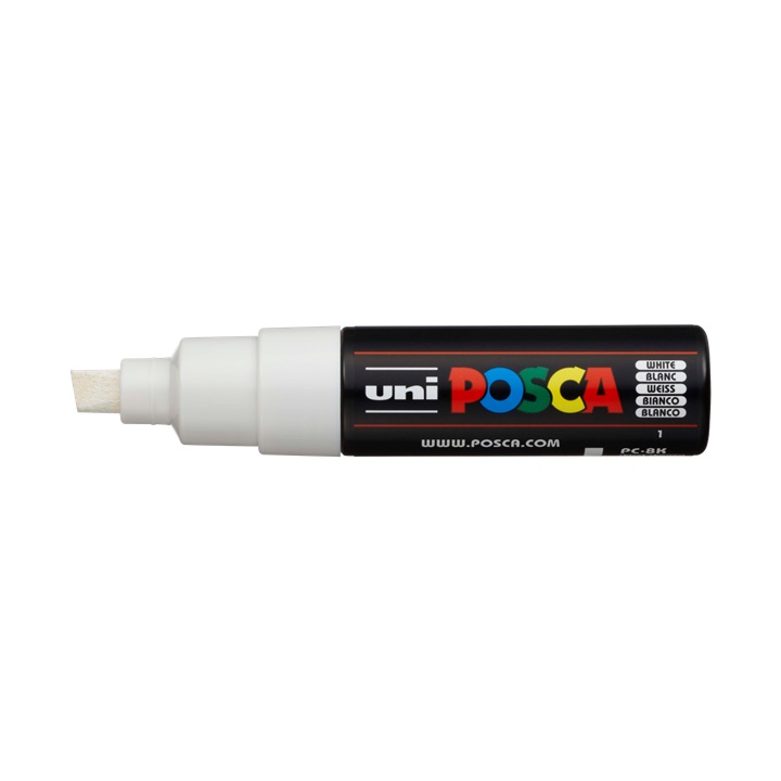 Обележувач UNI POSCA PC-8K 8 MM | white (1)