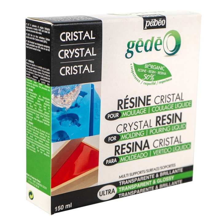 Органска бистра кристална смола Pebeo - 150 ml