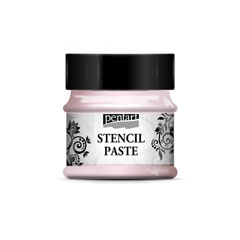 Паста за шаблон бисерна Stencil Paste Pentart 50ml | различни бои