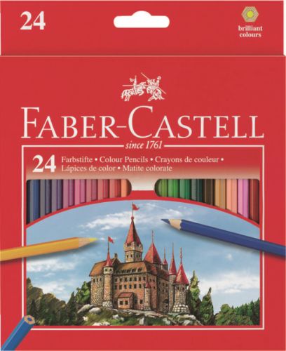 Дрвени бои Castell сет - 24 бои
