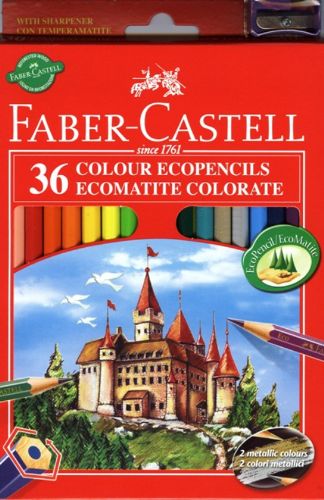 Дрвени бои Castell сет - 36 бои