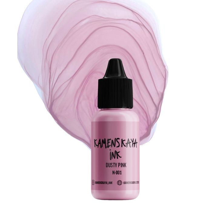 Пастелно алкохолно мастило KAMENSKAYA NUDE 15ml | N-001 dusty pink