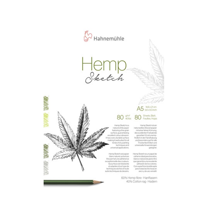 Подлога за скица HAHNEMÜHLE HEMP SKETCH | A5