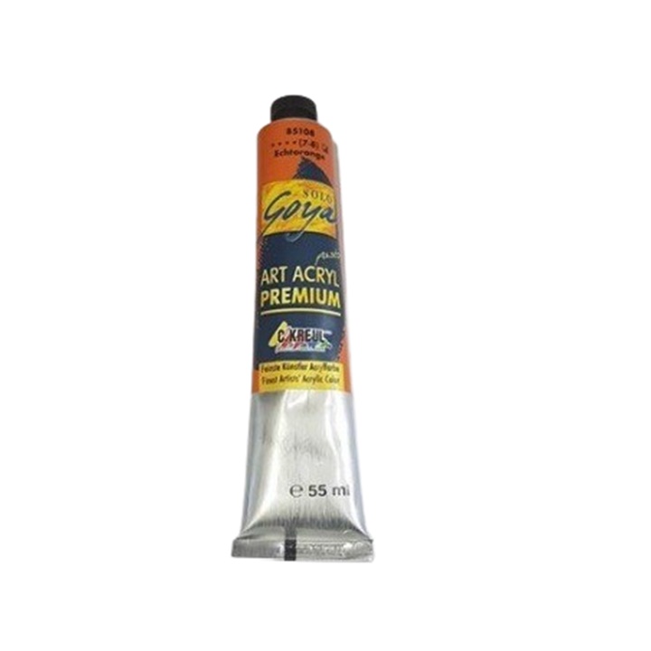 Премиум акрилна боја SOLO GOYA 55 ml | true orange