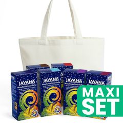 Ретро батик сет - 6 нијанси + памучна торба