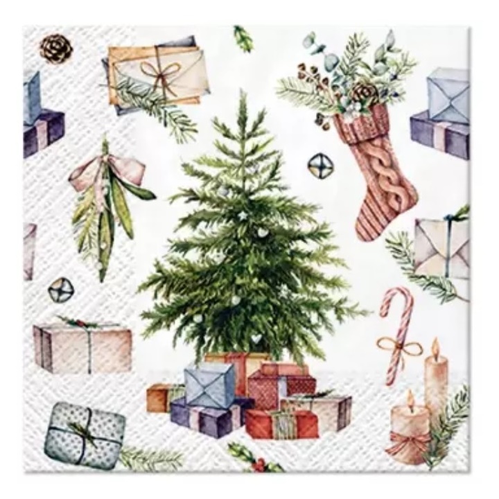 Салфетки за декупаж Christmas at Home - 1 парче