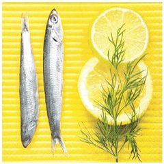 Салфетки за декупаж Fish - 1 парче