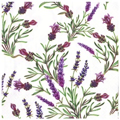 Салфетки за декупаж Lavender Twings - 1 парче