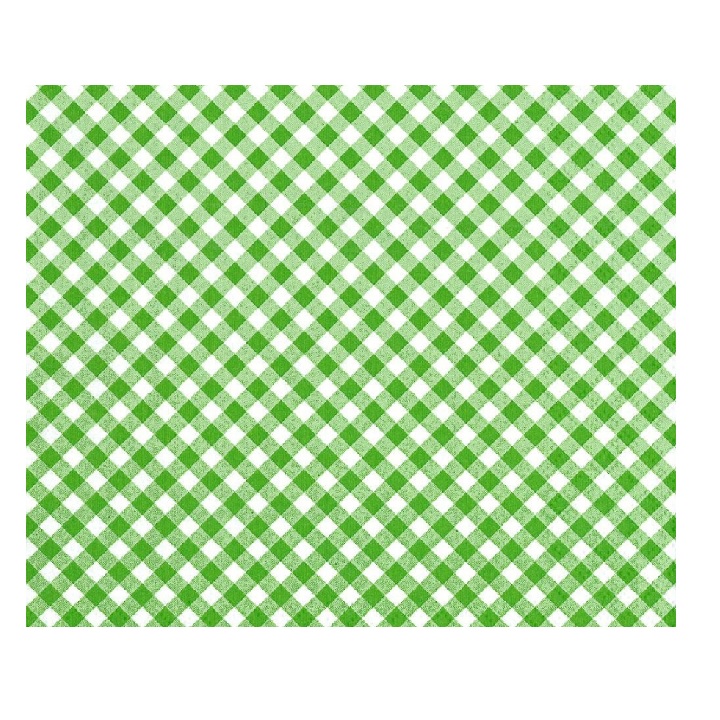 Салфетки за декупаж - зелено бели коцки - 1 производ