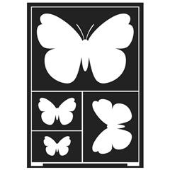 Самолеплива матрица Пеперутки А5
