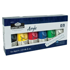 Сет акрилни бои Royal & Langnickel Essentials - 7 делови