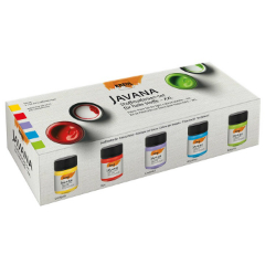 Сет бои за светол текстил JAVANA 5x50 ml