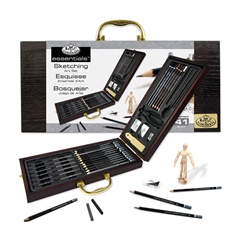 Сет за скицирање во куфер Royal  &Langnickel  essentials / 41 делен
