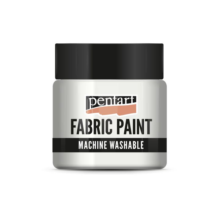 Текстилна боја Pentart Metallic 50 ml | pearly white