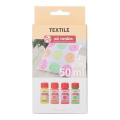 Текстилни бои Talens Art Creation Neon - сет 4 x 50 ml