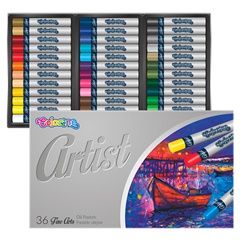 Тркалезни маслени пастели Colorino Artist - пакување од 36