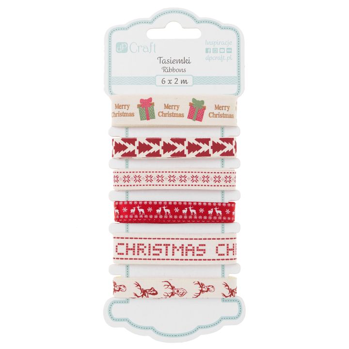 Украсна лента 6 парчиња  | Scandi Christmas
