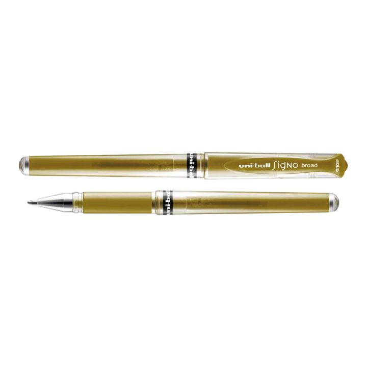 UNI SIGNO UM-153 гел пенкало 1,0 mm | Различни нијанси | metallic gold