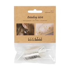 Жица за накит 1 mm x 2,5 m - Различни бои | Silver plated